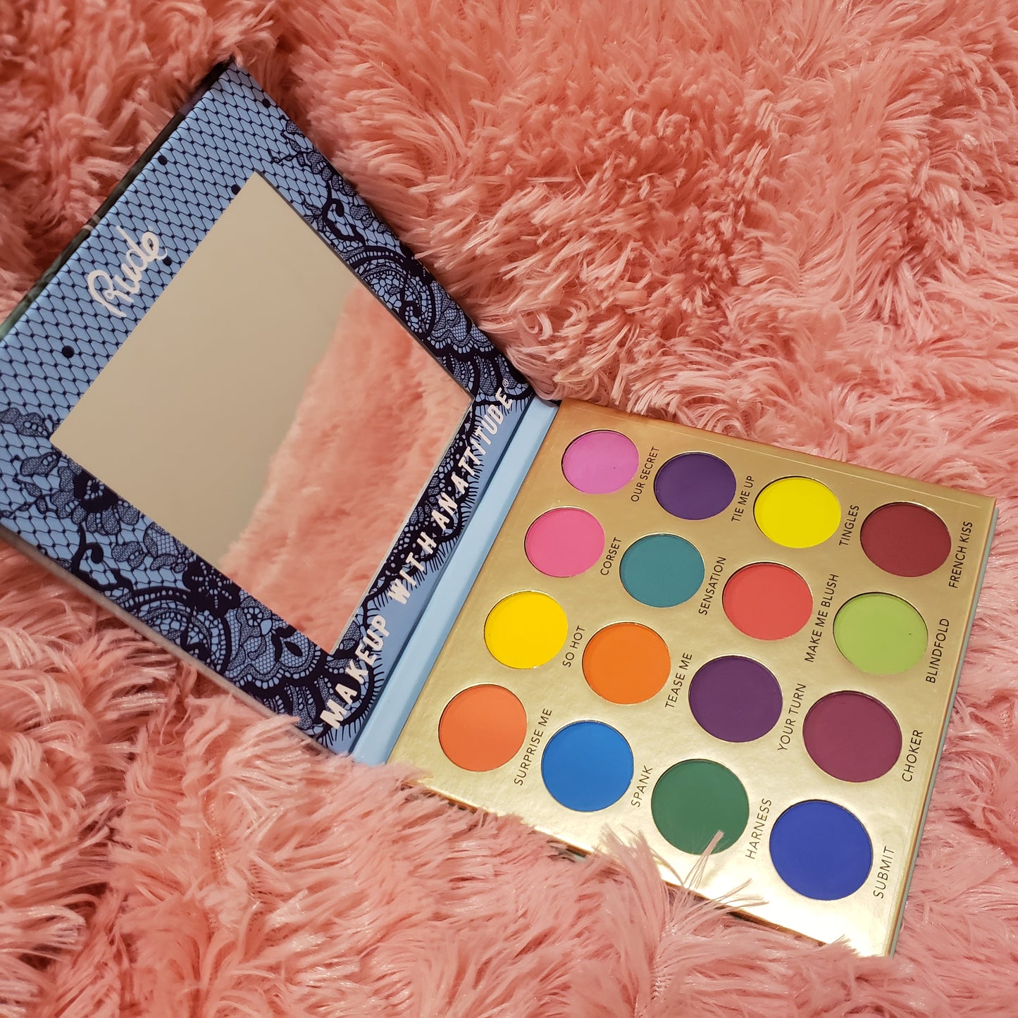 Rude Cosmetics Naughty Nights (Brights) eyeshadow palette